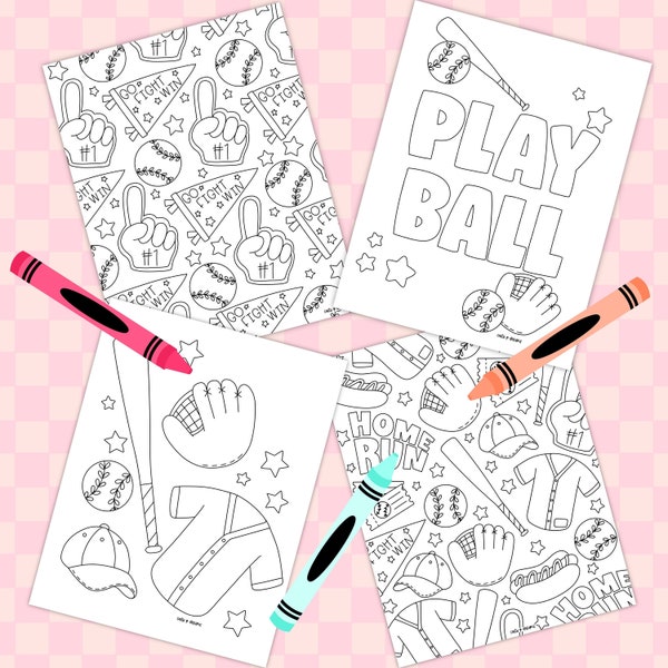 Baseball coloring pages | Softball coloring pages | Ipad coloring pages | Digital Coloring Pages | Coloring Pages | Coloring | Ipad Coloring