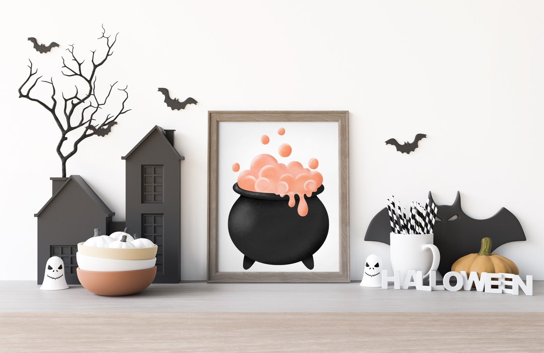 Bubbling Cauldron Print- Orange | Halloween Activity | Halloween ...
