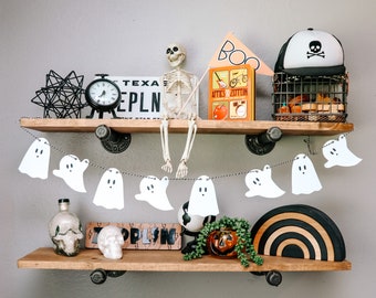 DIY ghost banner | Halloween Activity | Halloween Printable