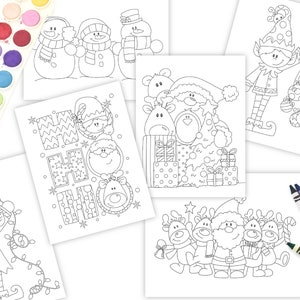 Christmas coloring pages| Christmas Activity | Winter Activity | Kids Activity | Kids Worksheets | Christmas Fun