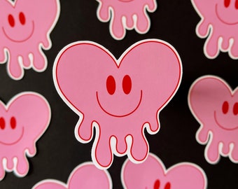 Melting Heart sticker | Valentines Day | laptop sticker | water bottle sticker | cute sticker | funny sticker