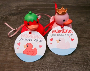 You Quack Me Up Valentine | Duck Theme Valentine | Valentines Day | Valentines Day Cards | Classroom Cards | Classroom Valentines