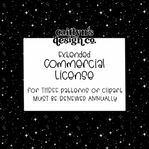 Extended Commercial License- 3 Listings