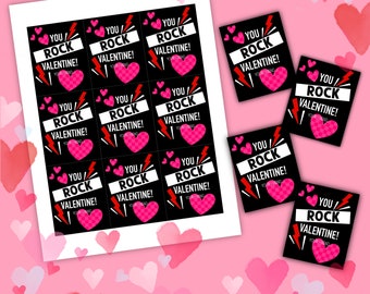 Você arrasa nos namorados | Dia dos namorados com tema Rock n Roll | Dia dos Namorados | Cartões de Dia dos Namorados | Cartões de sala de aula | Dia dos Namorados em sala de aula