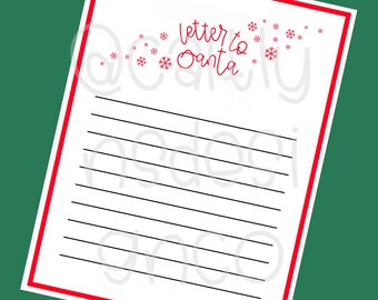 Letter to Santa | Winter Activity | Kids Activity | Christmas Activity | Kids Worksheets