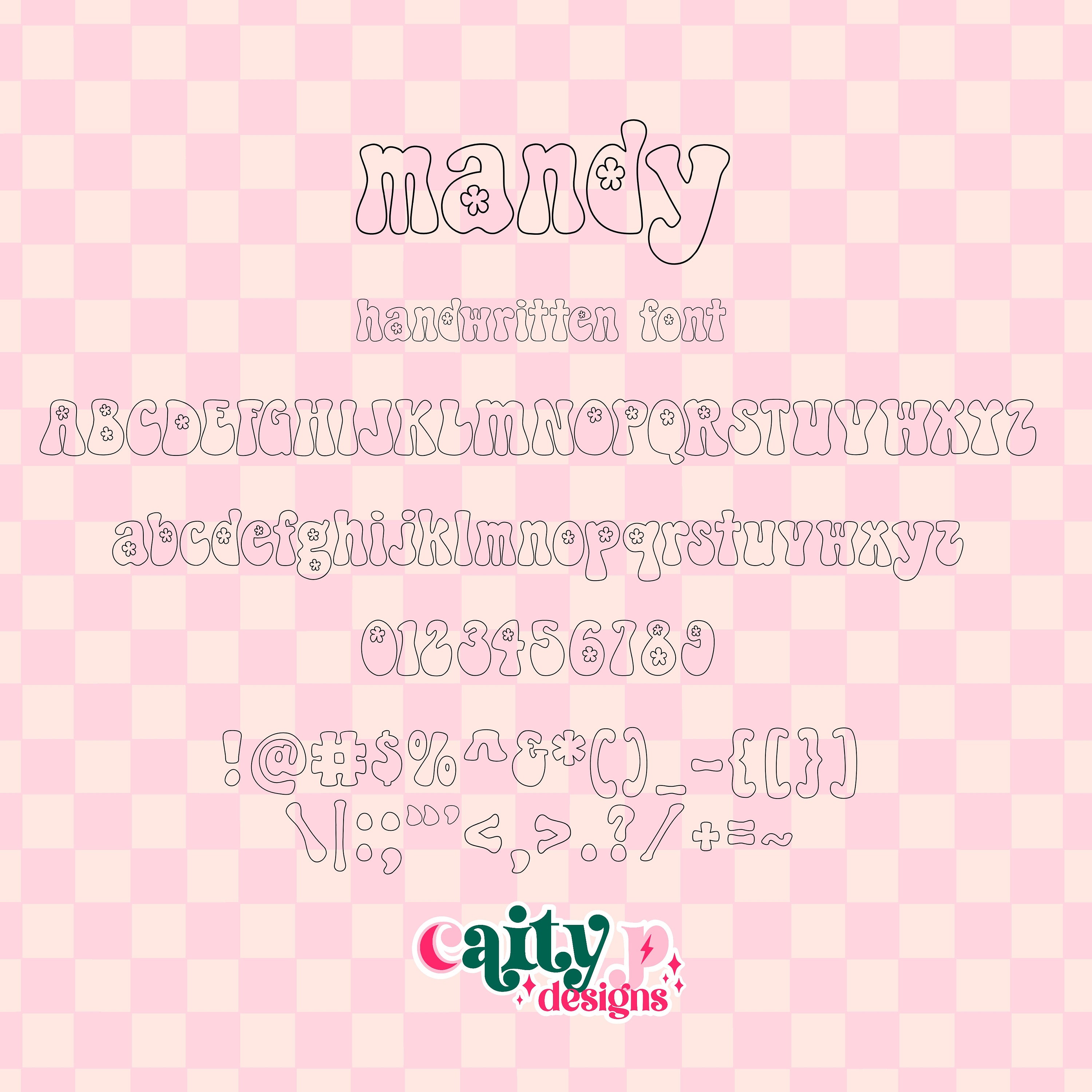 Mandy Font Mandy | Handwritten Font | Handlettered Font | Retro Fonts - Etsy Australia