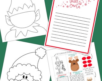 Printable elf kit | Winter Activity | Kids Activity | Christmas Activity | Kids Worksheets