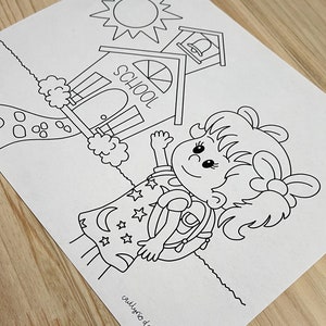 Back to school coloring pages & iPad coloring pages | Back to School Printable image 4
