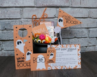 Te han abucheado imprimibles- naranja / Actividad de Halloween / Imprimible de Halloween