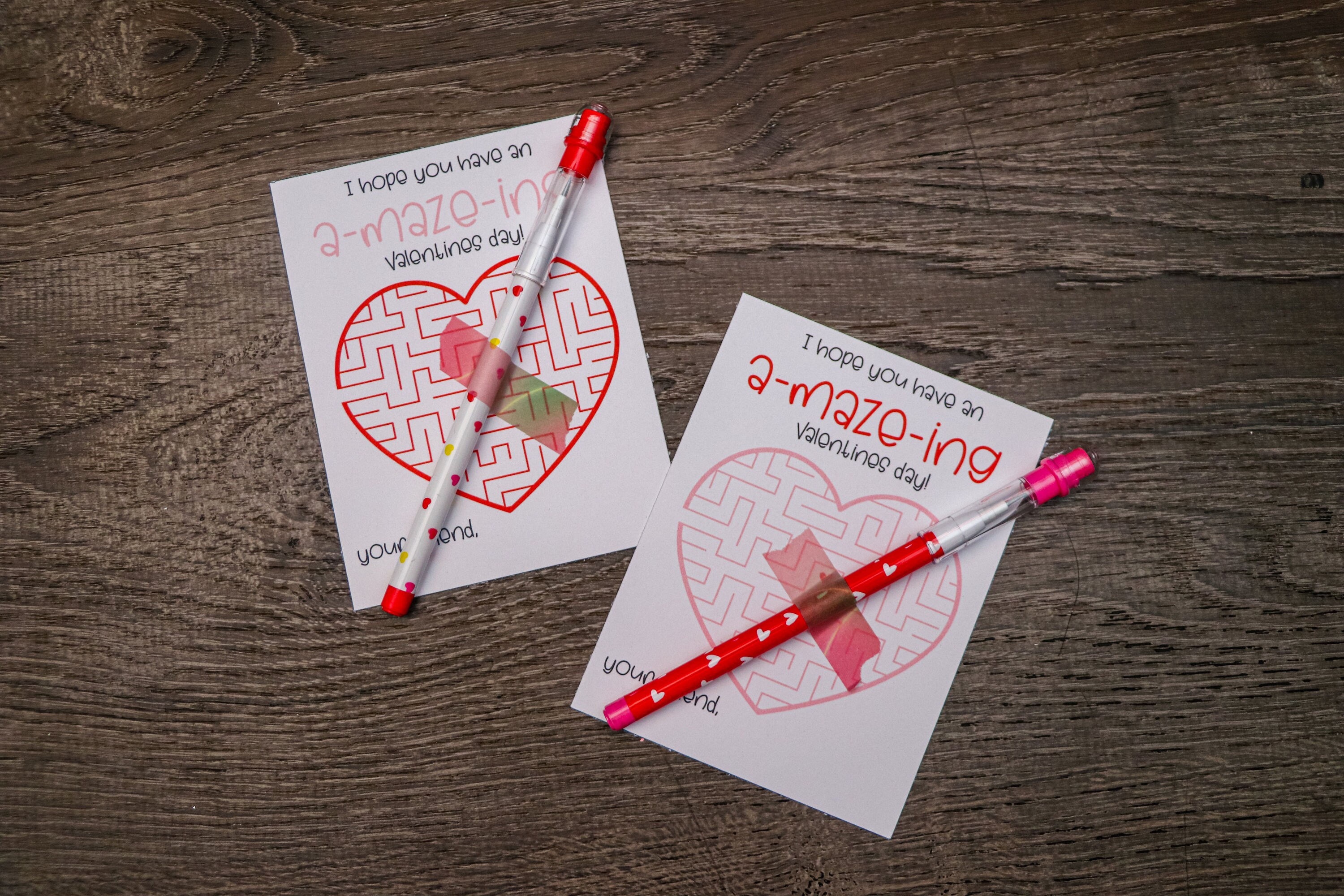 a-MAZE-ing Valentine’s Cards | Maze Theme Valentine | Valentines Day | Valentines Day Cards | Classroom Cards | Classroom Valentines
