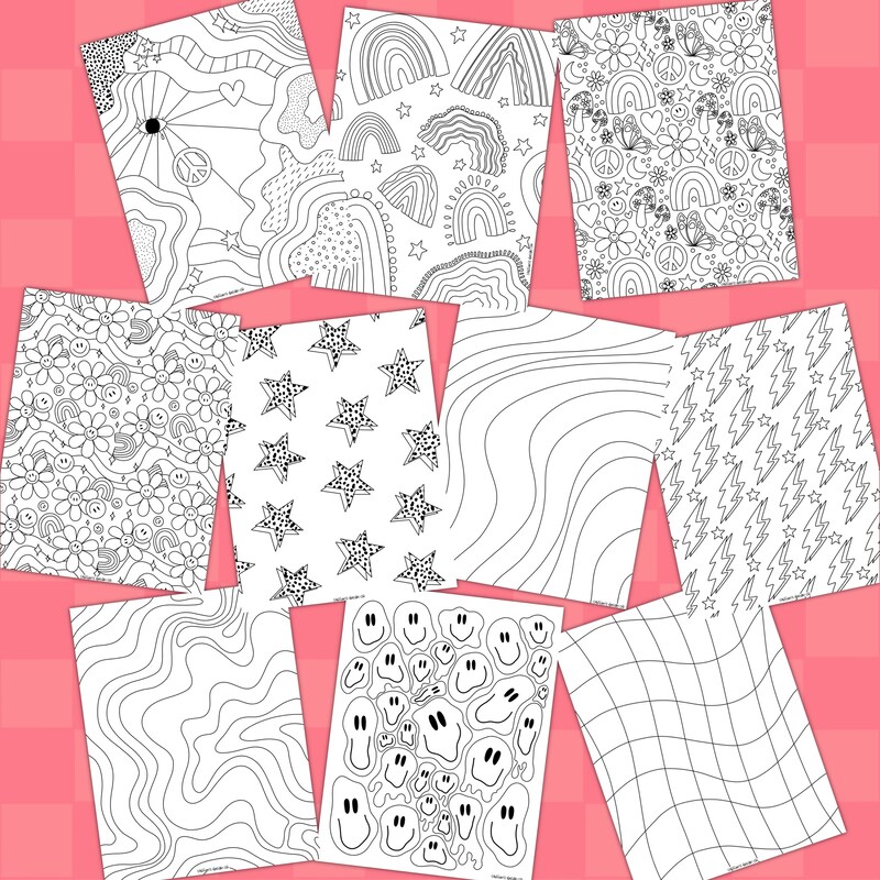 Coquette Coloring - Etsy