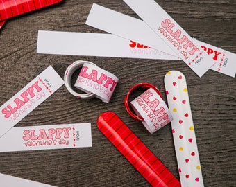 Slappy Valentines Day Valentine’s Cards | Slap bracelet Valentines | Valentines Day Cards | Classroom Cards | Classroom Valentines