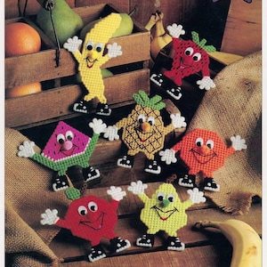 Plastic Canvas Banana Pattern - Etsy