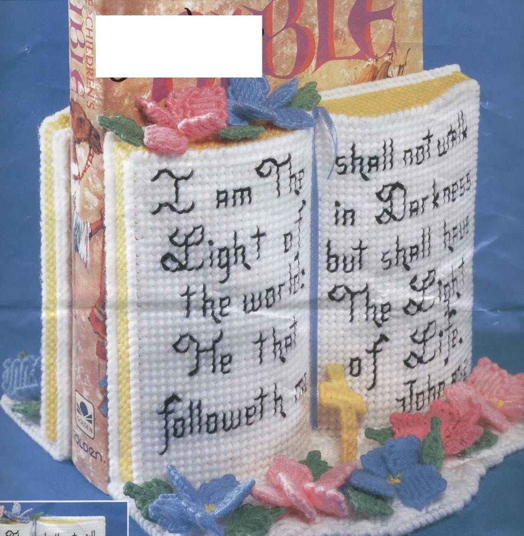 Plastic Canvas Digital PDF Pattern Bible Holder Bookend Etsy