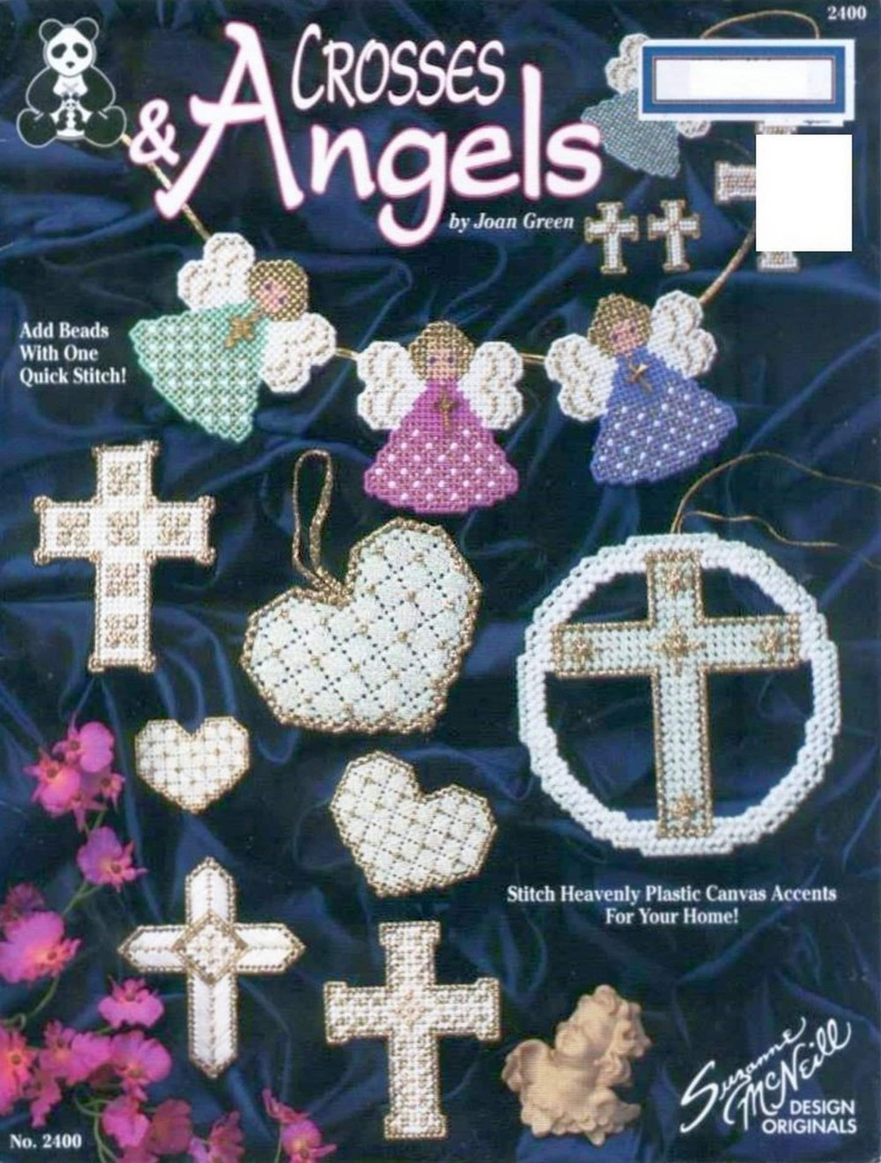 Plastic Canvas Digital PDF Pattern Cross and Angels Leaflets 10 Count Canvas - Etsy heavenly-angels-plastic-canvas-kit-mary-maxim