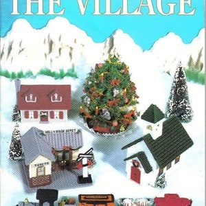 Plastic Canvas Digital PDF Pattern Leaflet The Village