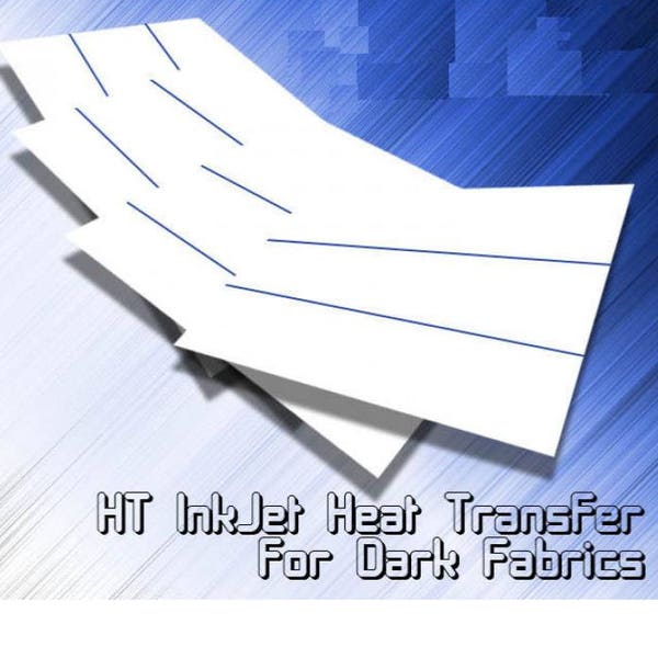 HT Inkjet Heat Transfer Paper - Black /Dark  Fabrics  (8.5x11)