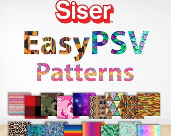 Siser EasyPSV Adhesive Patterns 12 » x 12 » Feuille