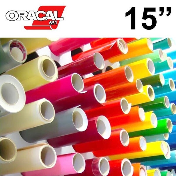 Oracal 651 Adhesive Vinyl colors 15"
