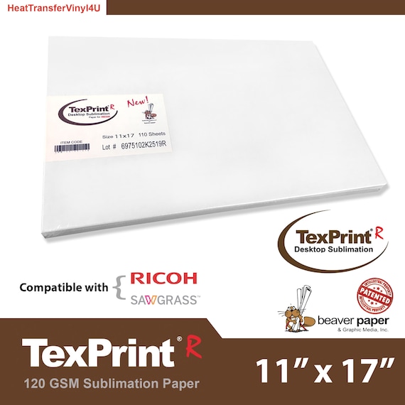 Texprint R Sublimation Transfer Paper 11 X 17 FREE SHIPPING 