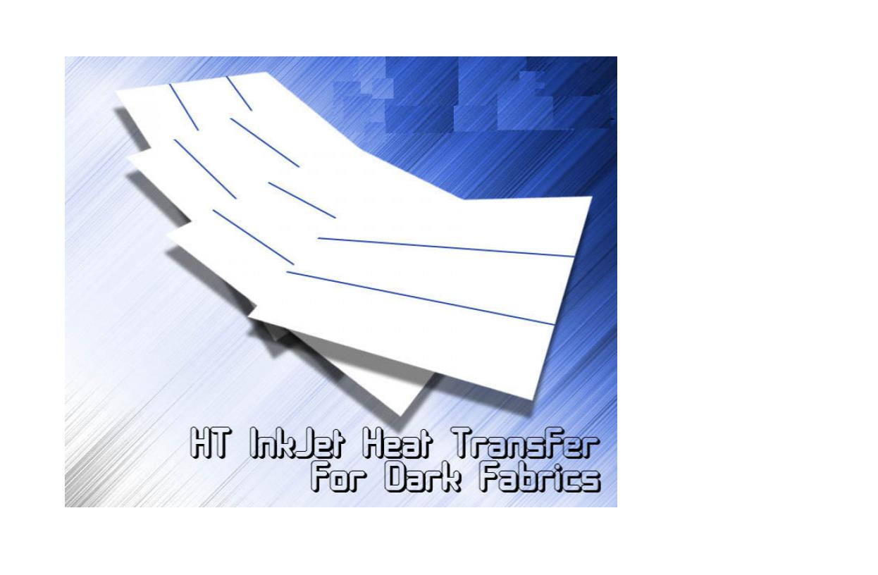 HT Inkjet Heat Transfer Paper Black /dark Fabrics 8.5x11 Etsy