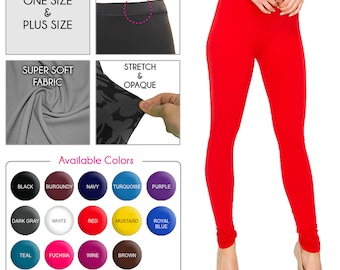 Women's Plus Size Ultra Soft Leggings Cute Digital Print Elastic Stretch Pants 