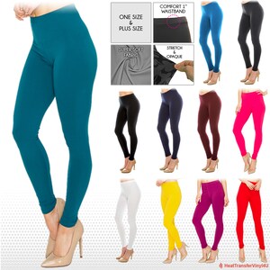 Women's Buttery Ultra Soft Premium Leggings - Solid Colors *Combined Shipping Discount*