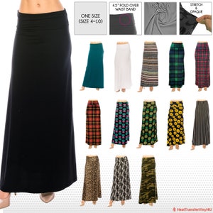 etsy maxi skirt
