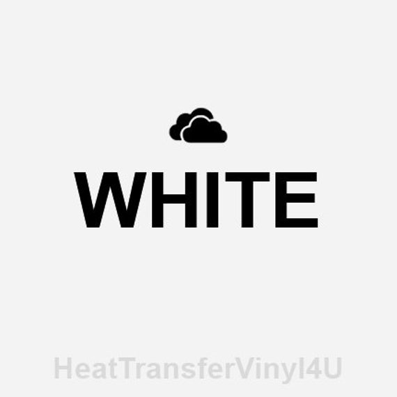 White Heat Transfer Vinyl