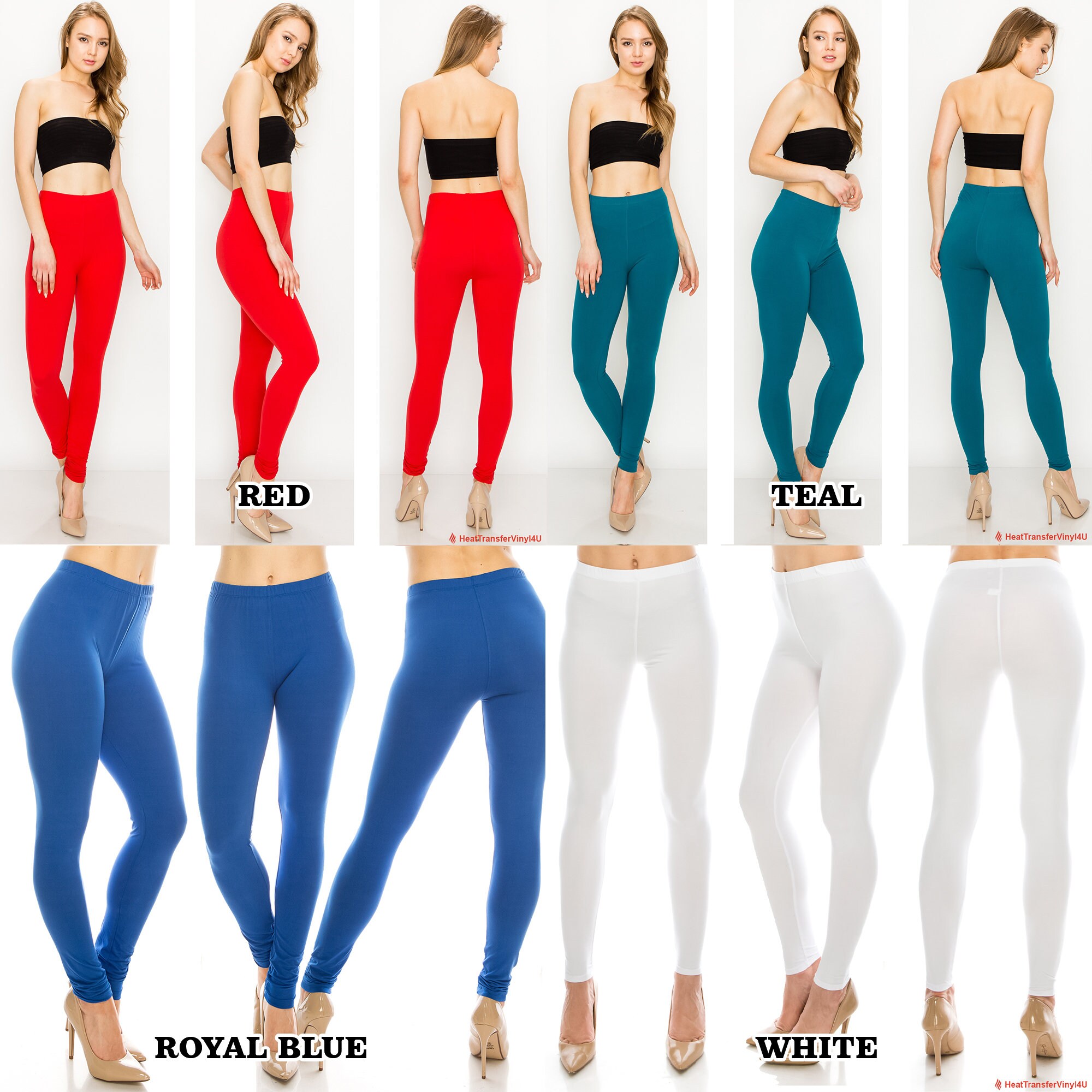 Womens Buttery Ultra Soft Premium Solid Color Leggings One Size and Plus  Size FREE SHIPPING -  Norway