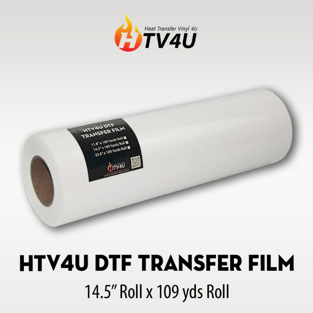 HTV4U DTF Transfer Film Roll 14.75 X 109 Yards Cold Peel 