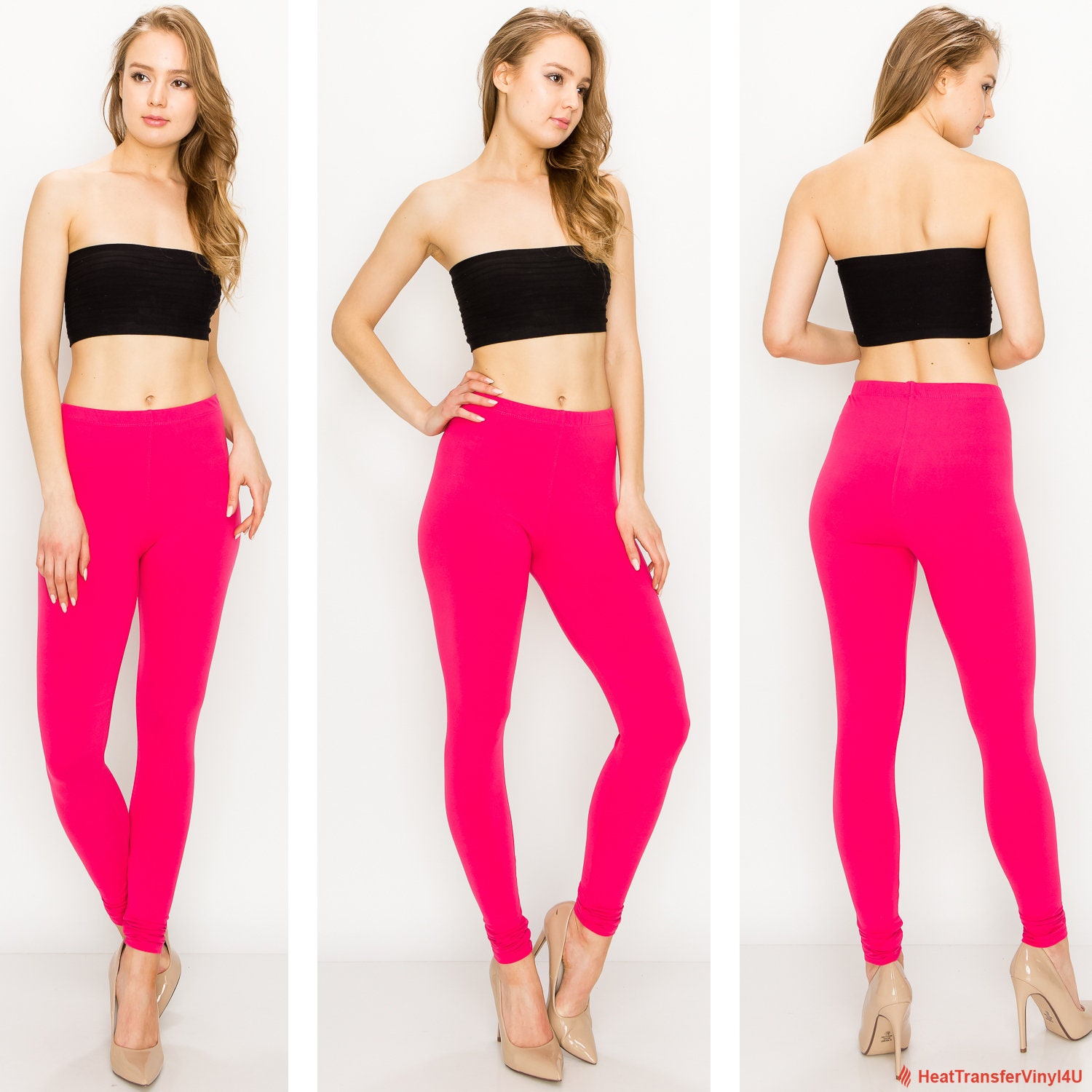 Butter Soft Basic Full Length Leggings – Hello Pink LLC