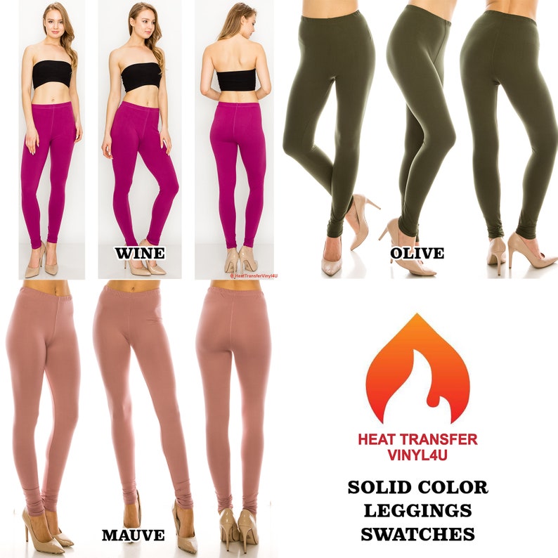 Women's Premium Ultra Soft Solid Color Leggings Combined Shipping Discount image 6