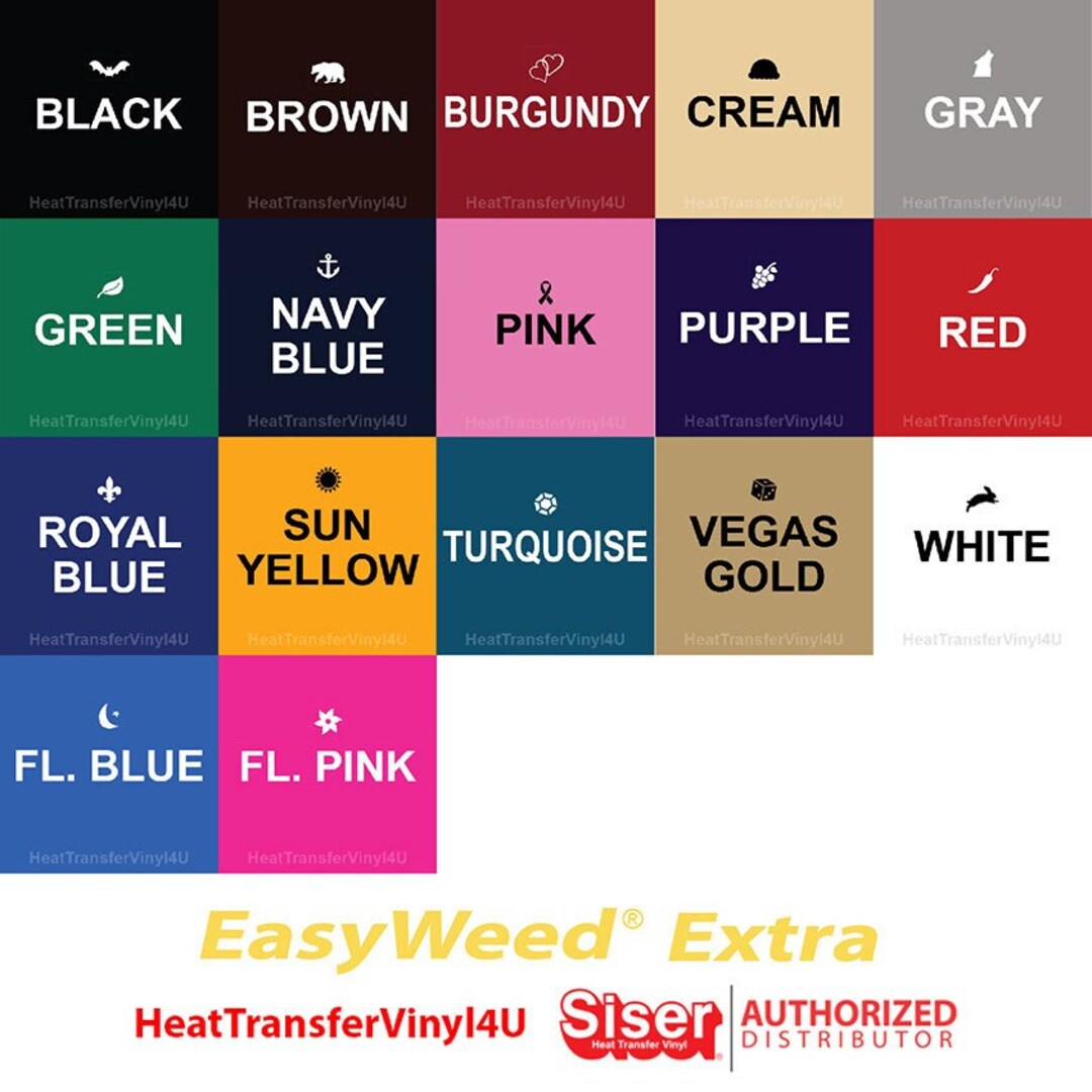 Siser Easyweed Extra the Musthave Iron on HTV for Nylon and Leather