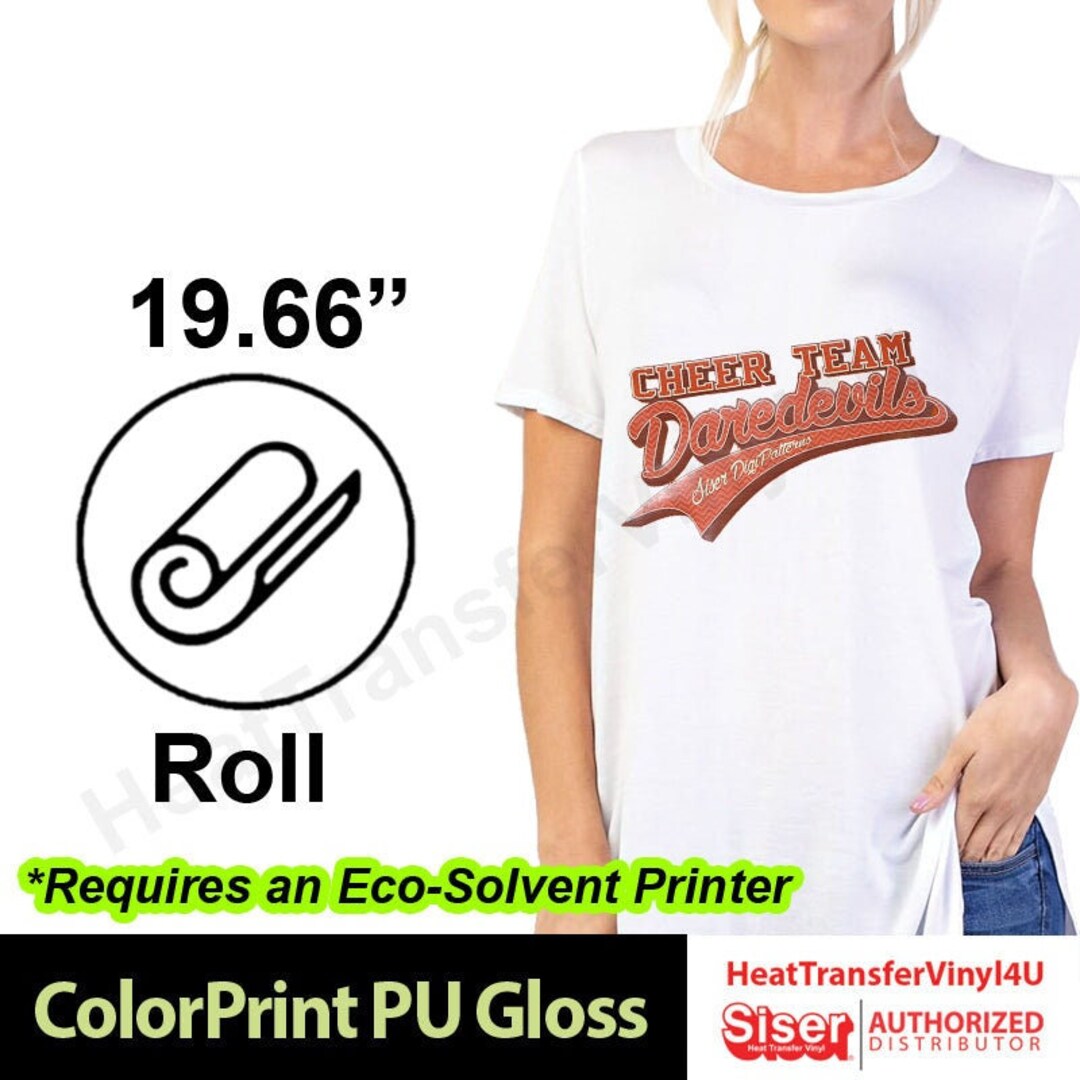 HTV 3D Puff Metal Heat Transfer Vinyl for T-shirts 20 Roll matte