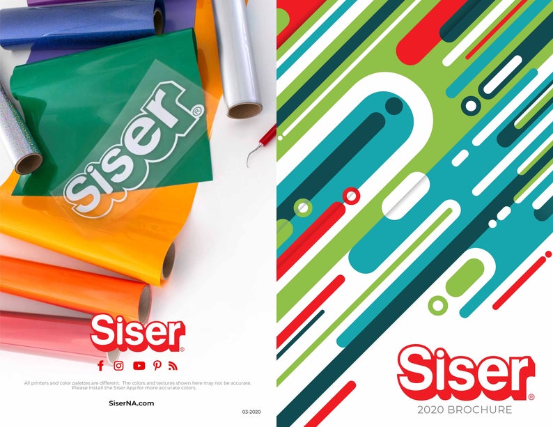 Siser Color Guide 2020 Color Catalog Selector Fast & Free Etsy