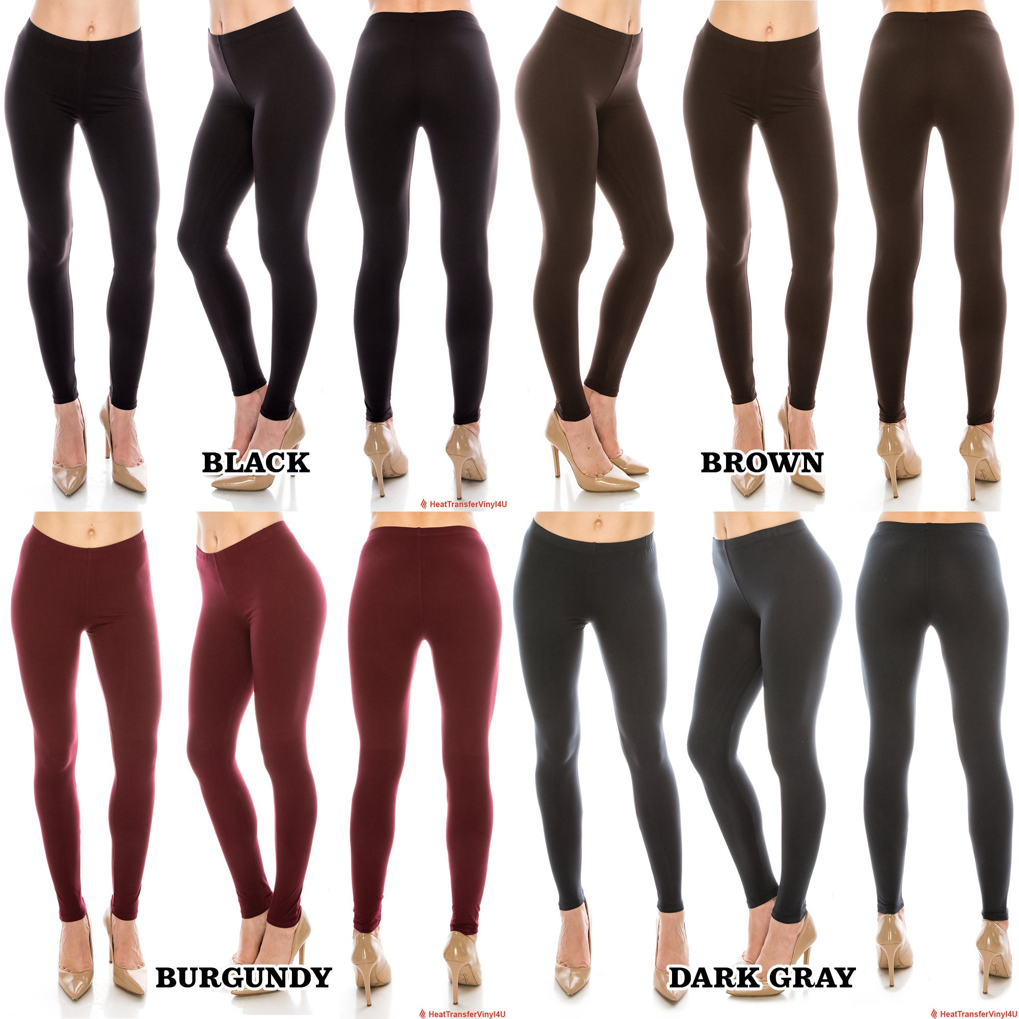Women's Premium Ultra Soft Solid Color Leggings combined Shipping