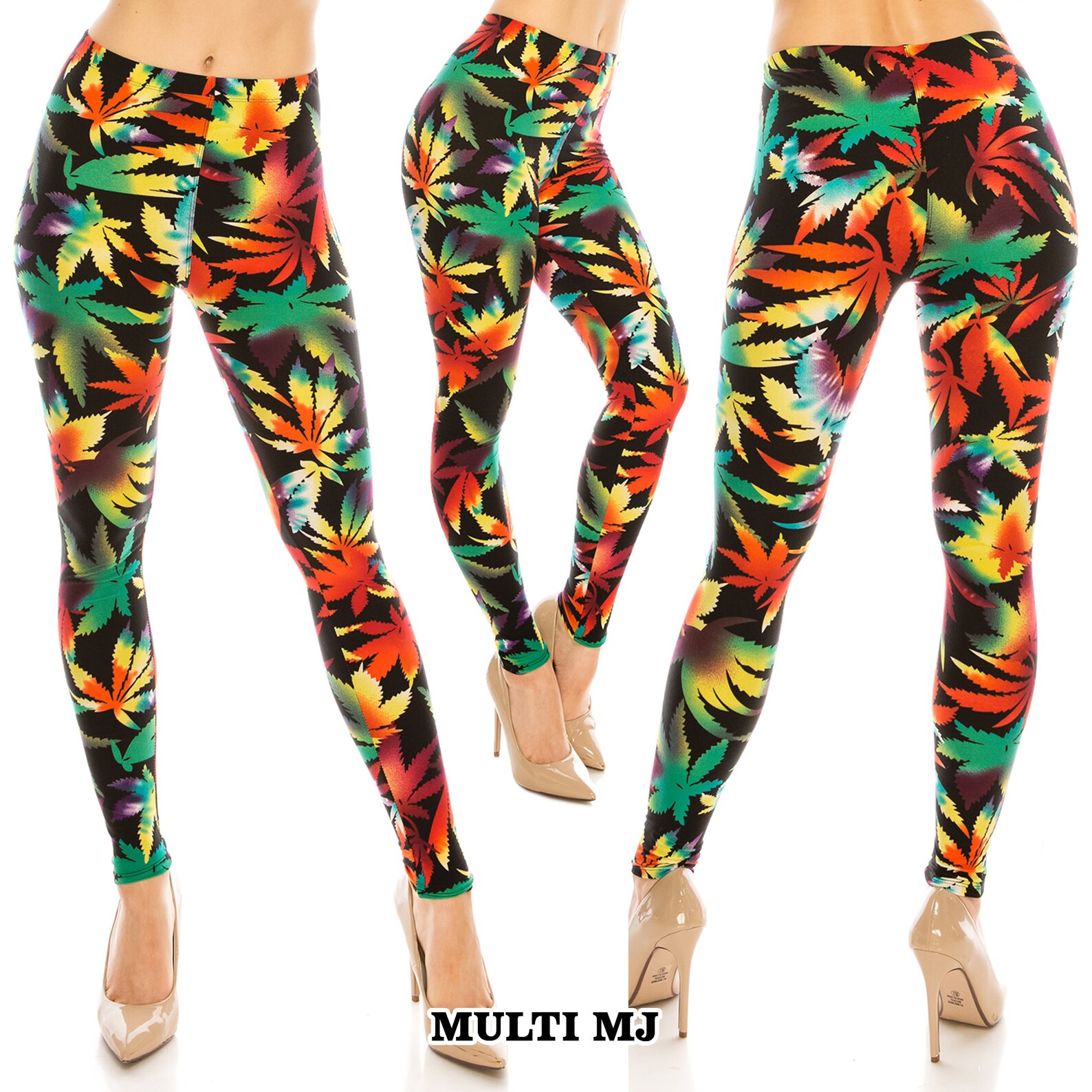 Multi-color Patterned Leggings for Women free Shipping - Etsy