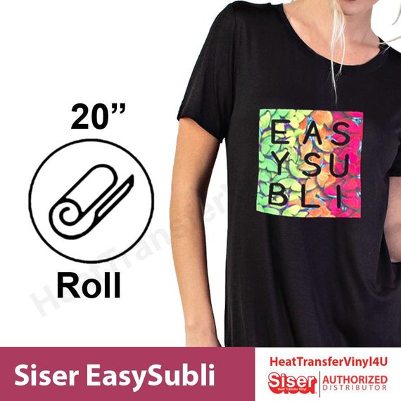 Siser Easysubli™ 20 Roll HTV Printable Vinyl sublimation Inks Required FREE  SHIPPING -  Israel