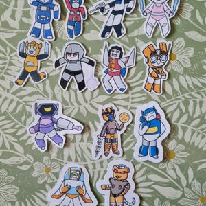Mini Transformer Stickers