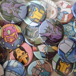 Transformer Pin Badges