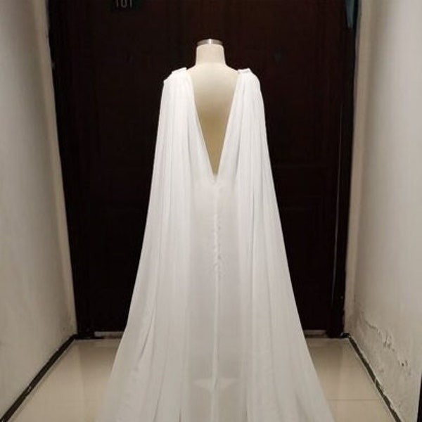 Chiffon Braut Cape