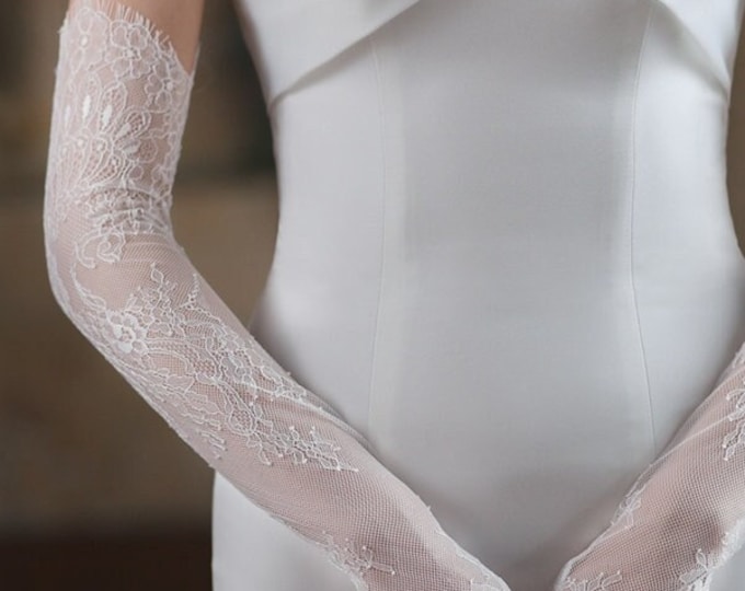 Gants Longs Femme Blancs Smiffys - Taille Unique - Pour Déguisement, Soirée Ou Costume élégant