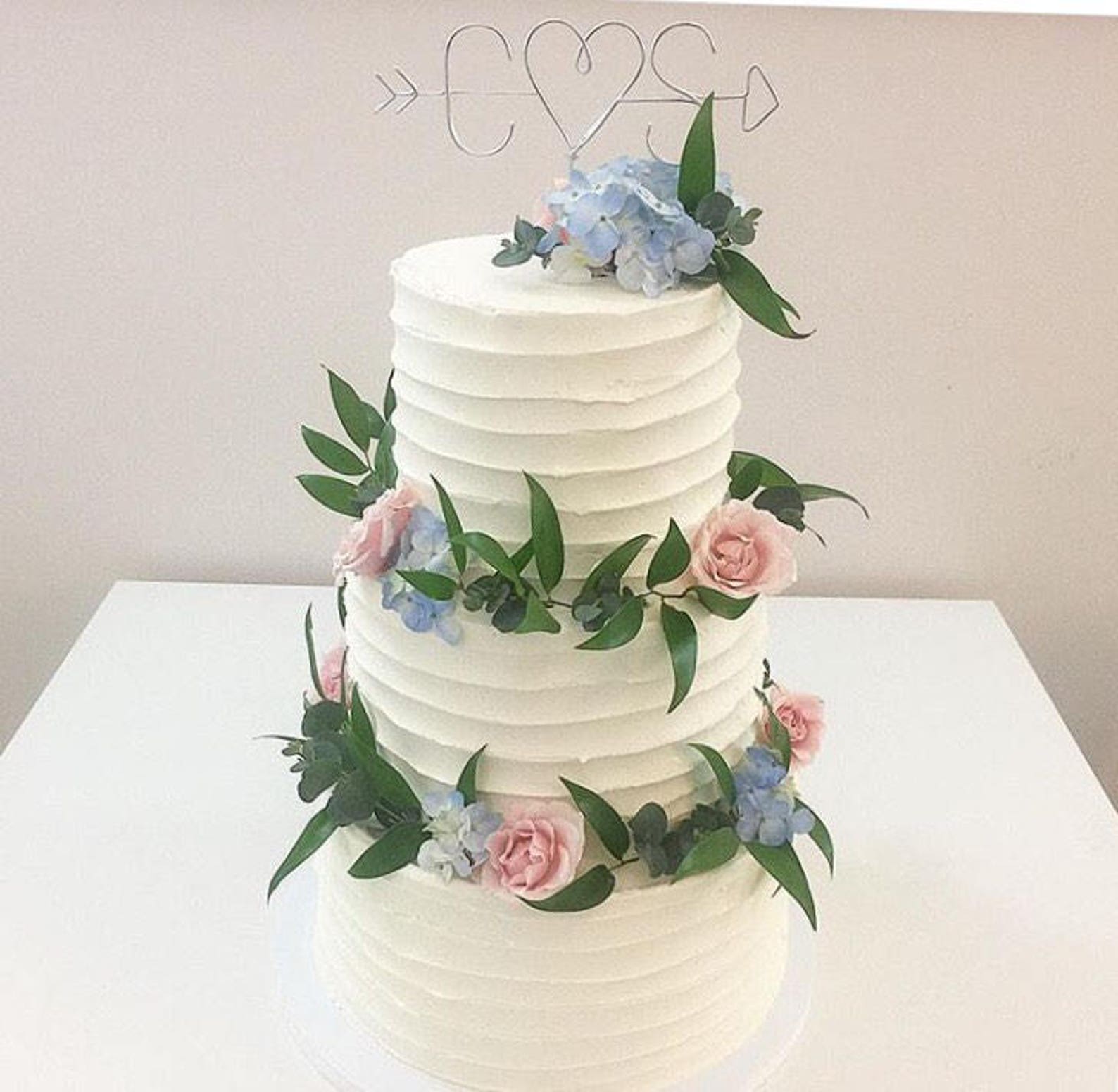 Wire Cake Topper Personalized Cake Topper Custom Cake Etsy