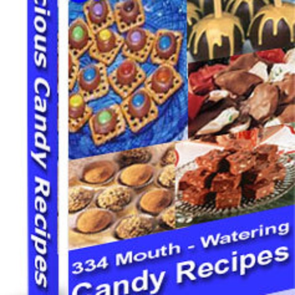 Delicious Candy Recipes eBook Digital Instant Download