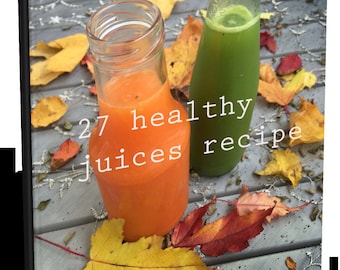 27 recettes de jus sains eBook Téléchargement instantané numérique
