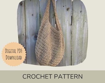 Crochet Pattern for Hedgeway Cotton Market Bag