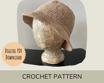 Crochet Pattern for Bryn Bucket Hat