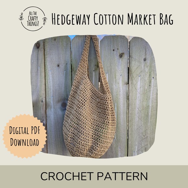 Crochet Market Bag Etsy