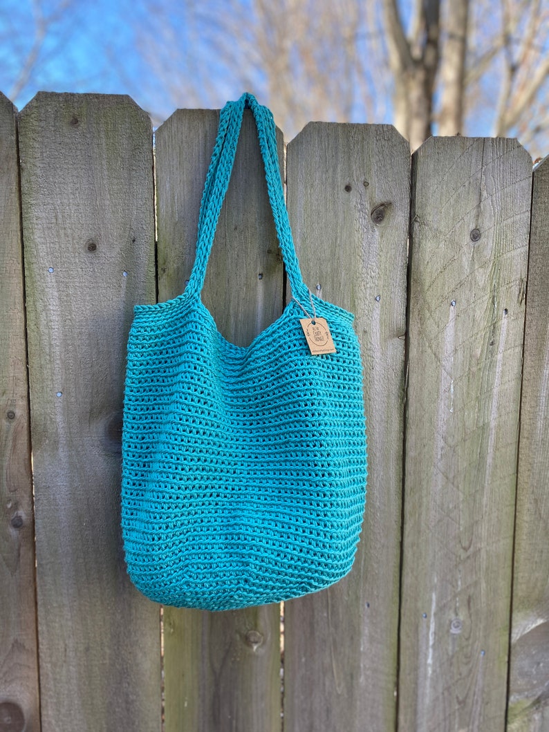 Crochet Pattern for Summerlin Market Tote Bag image 6